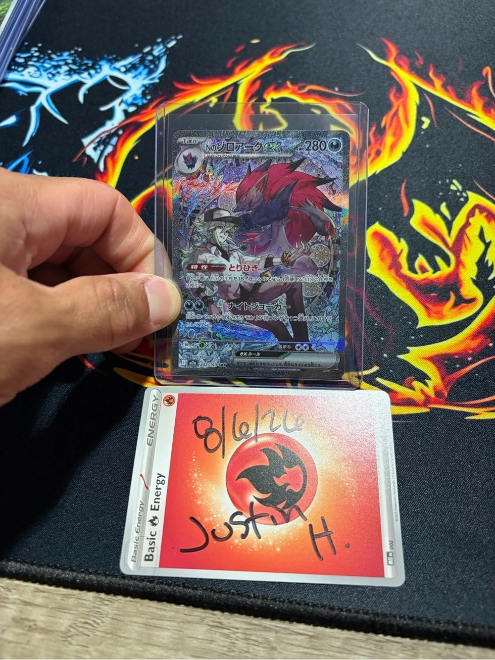 TCG Japanese N’s Zoroark SAR, Near mint